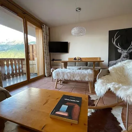 아파트 Cosy A Praloup, 43m2, Vue Magnifique