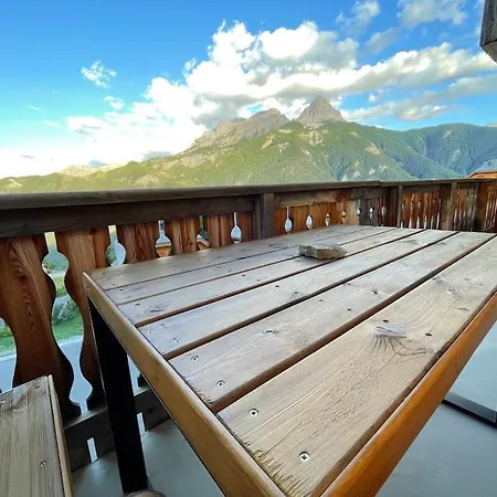 아파트 Cosy A Praloup, 43m2, Vue Magnifique *